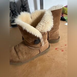 UGG Tan Shearling Boots